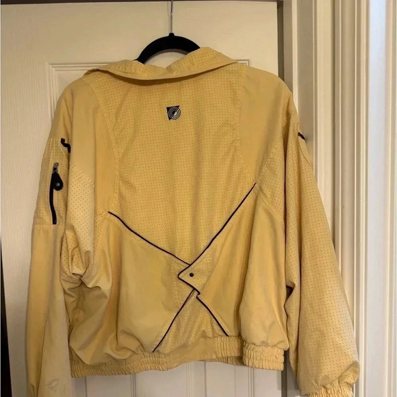 Jamie Sadock Full Zip Up Jackets Long Sleeve Yellow Women's Size Large - Picture 6 of 8